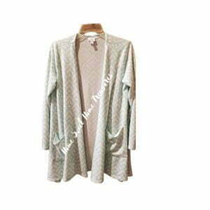 sweater cover up lula roe green cream