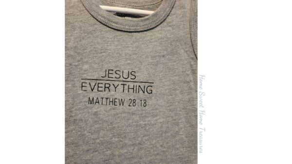 gray shirt 2t toddler 2 jesus everything spiritual